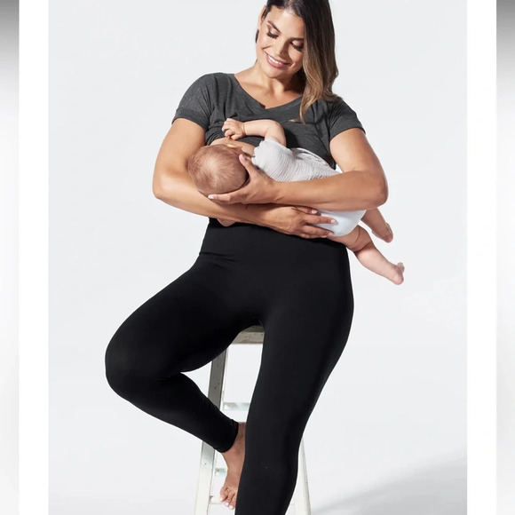 Blanqi Everyday Highwaist Postpartum + Nursing Support Leggings - Picture 1 of 7